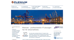 Desktop Screenshot of plenium.de